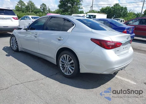 2019 Infiniti Q50 3.0T Luxe z USA, uszkodzony, nr VIN JN1EV7AR1KM558029